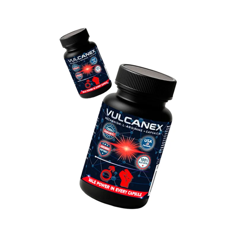 Vulcanex — мужская добавка, формула из США, три банки